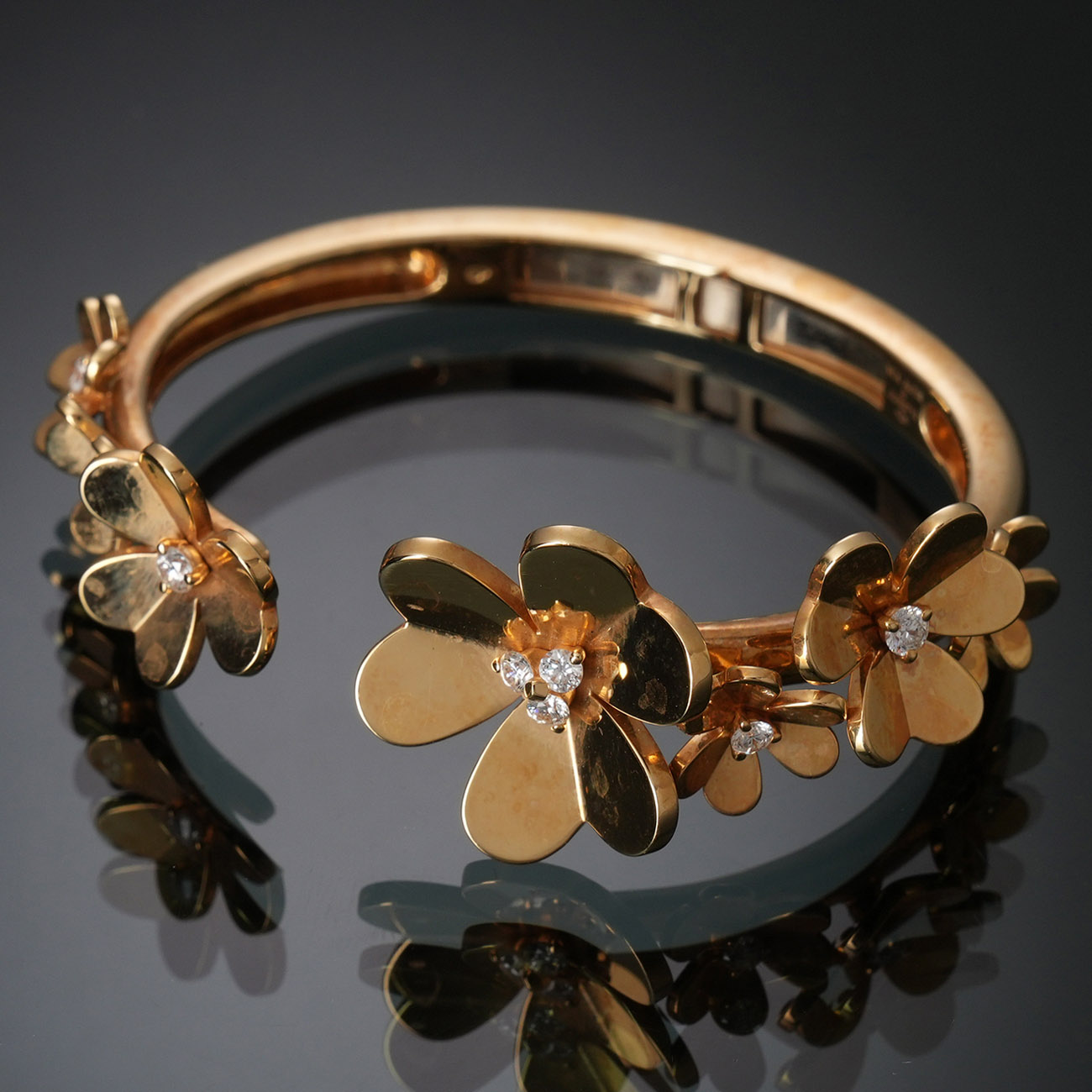 VAN CLEEF & ARPELS(USED)반클리프 프리볼 7 플라워 브레이슬릿 #S